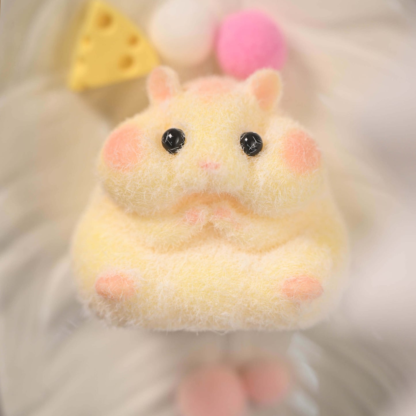 Giocattolo antistress SqueezeBliss Hamster (simpatico criceto di peluche)