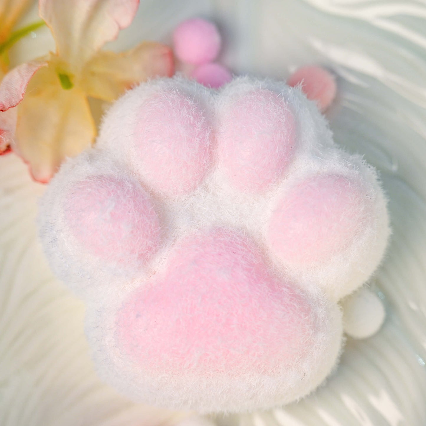 Large cat paw stress relief toy